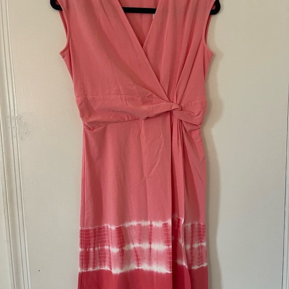 NWT Lands’ End Cap Sleeve Surplice Wrap Knee Length Fit&Flare Dress/Petite Small - Picture 4 of 7